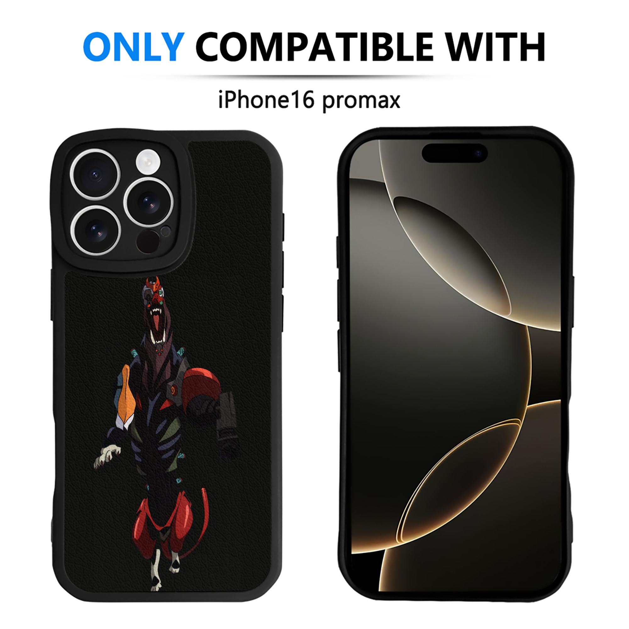 （画像用） EVA 新世紀エヴァンゲリオン 【iPhone 16シリーズ対応】シリコンスマホケース（レザー調） 材質：シリコン
